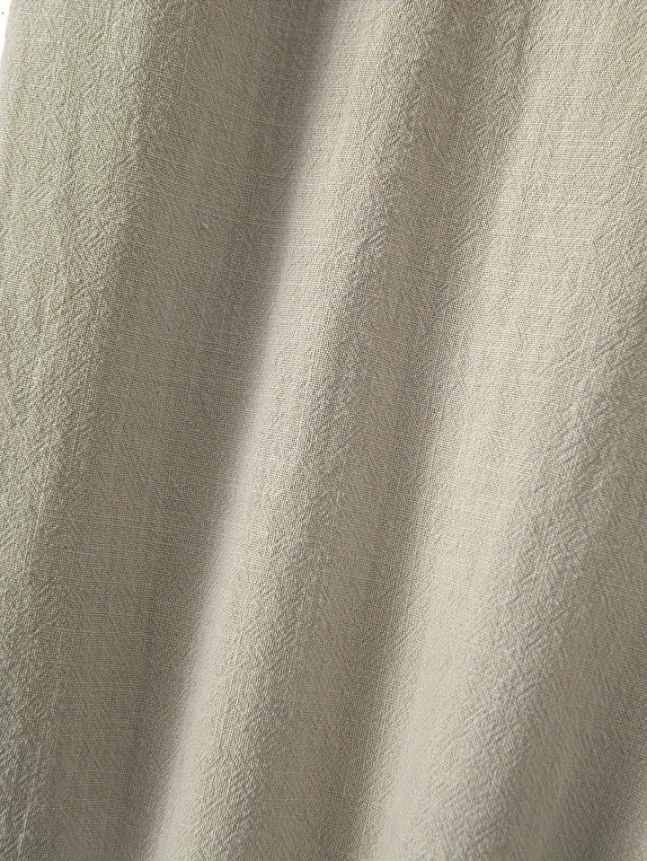 Nerida - Fashionable V-neck And Short Sleeve Blouse