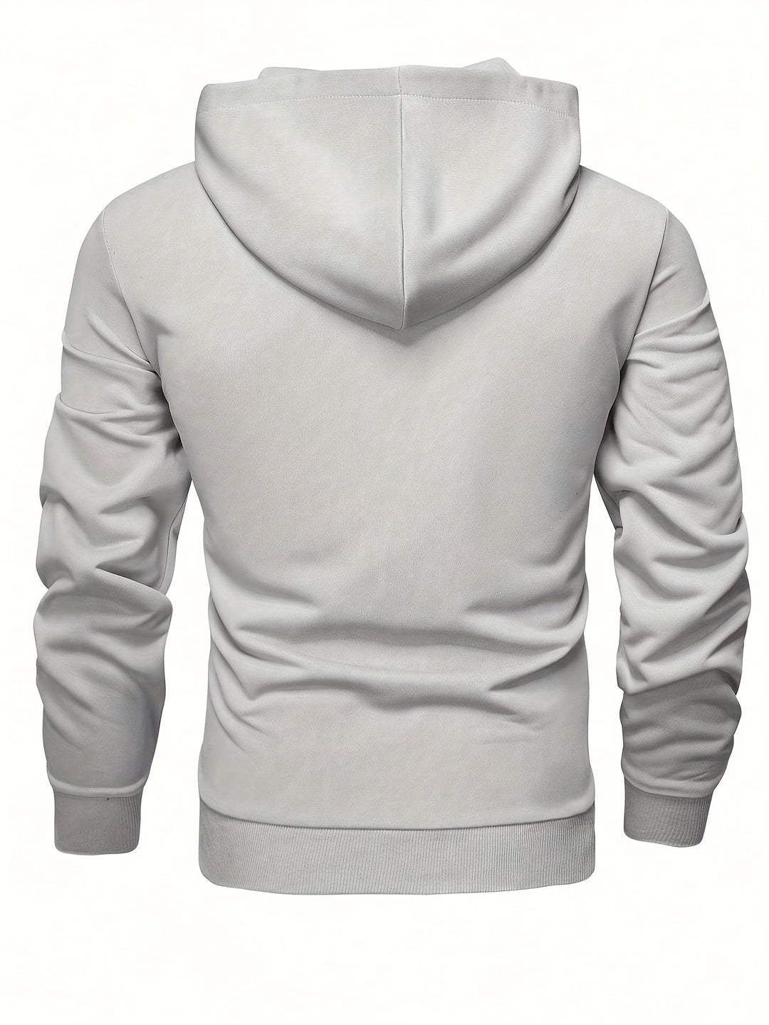 Klod - Casual Long Sleeve Hoodie With Button