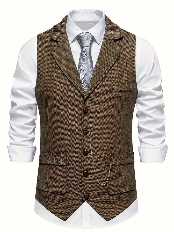 Ferry - Single Breasted Lapel Vest