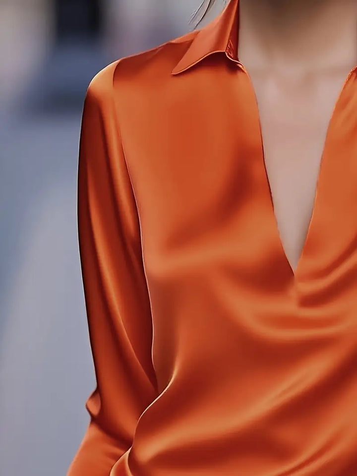 Nadene - Premium V-Neck Blouse