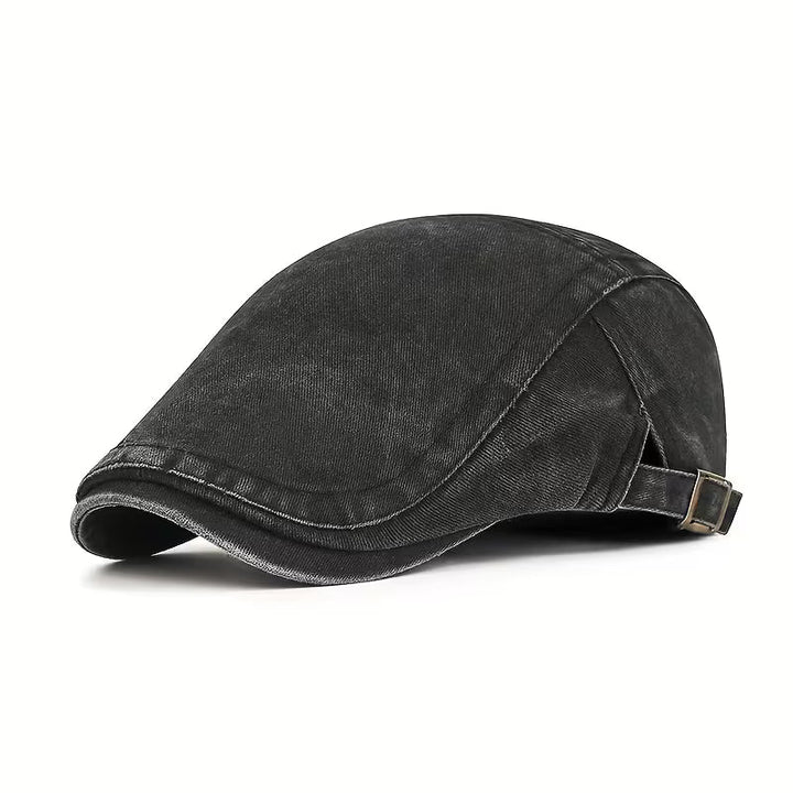 ComfyLuxe - Denim Cap With Adjuastable Buckle