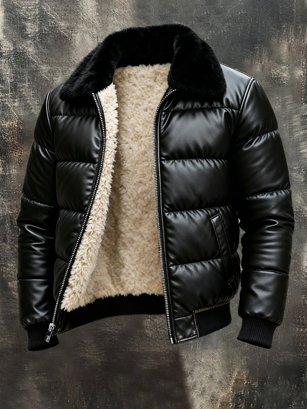 Pogba - Vintage Outdoor Jacket Fur Collar