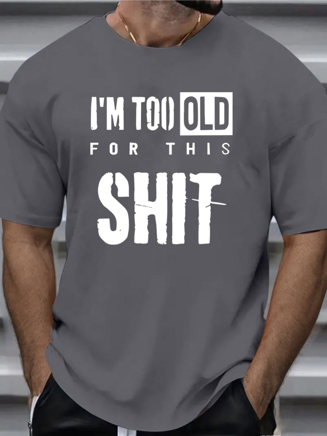 Marcin – Elegant T-Shirt With Round Neck