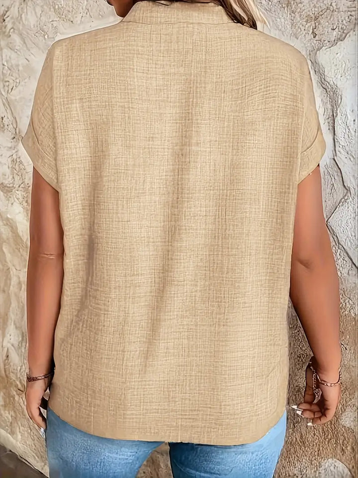 Rosabelle - Casual V Neck Blouse