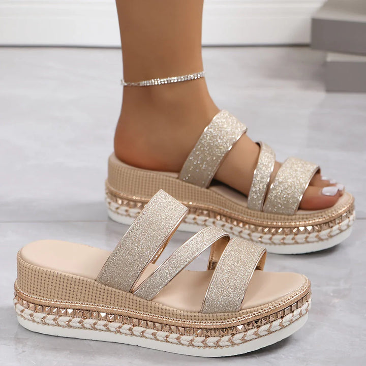 Oksana - Comfortable High Heel Sandal
