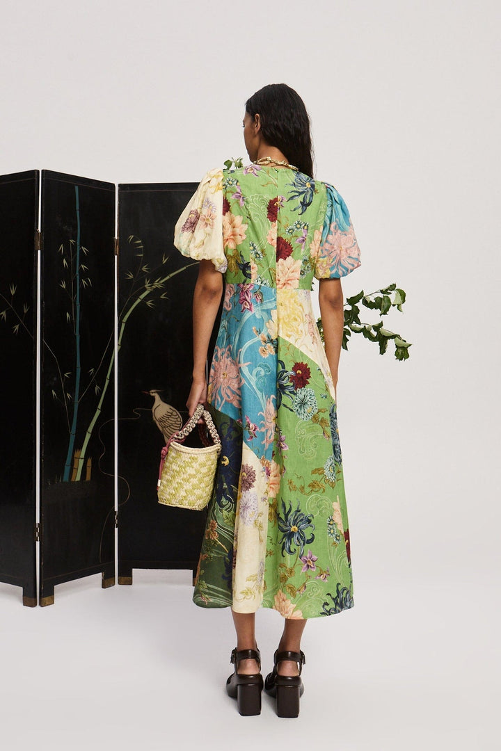 Maileen - Avery Spliced Midi Dress