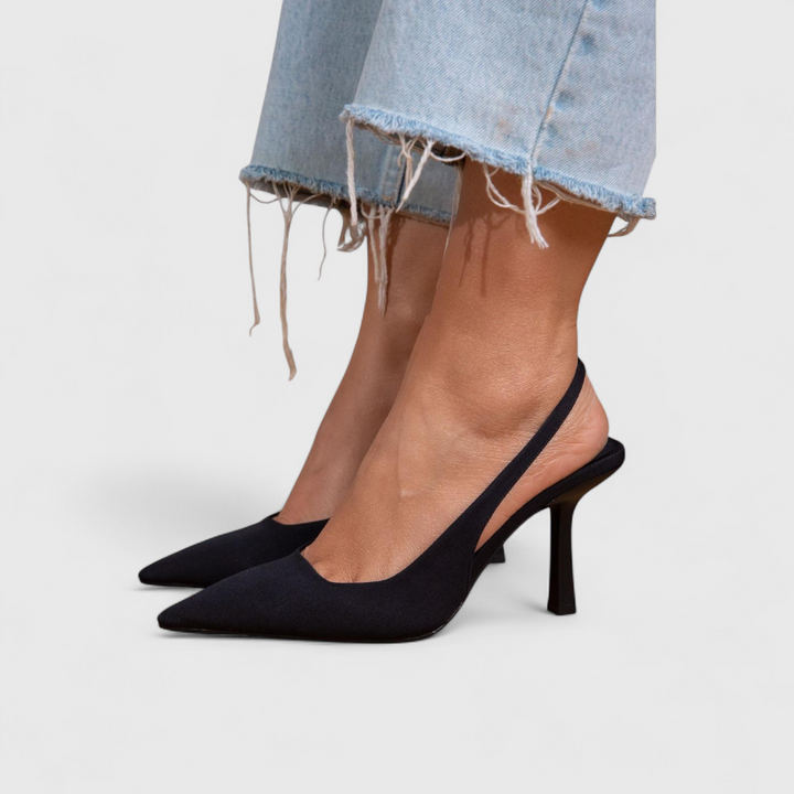 Aniya - Pointed Toe Slingback Heels