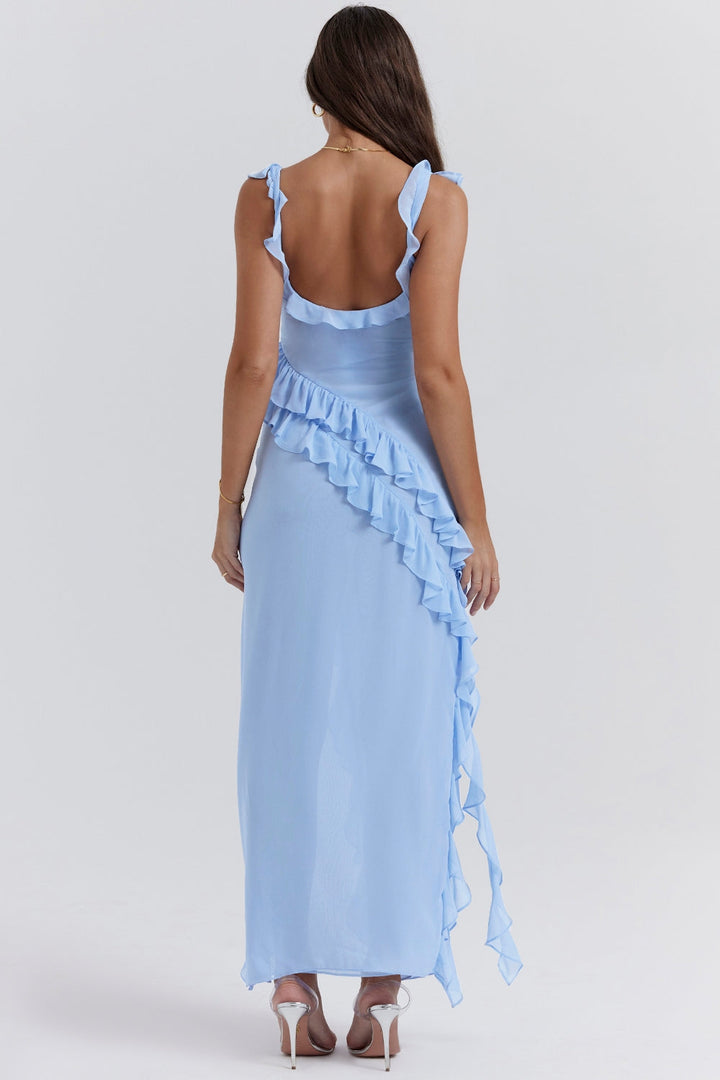 Dalia - Long Dress With Ruffles