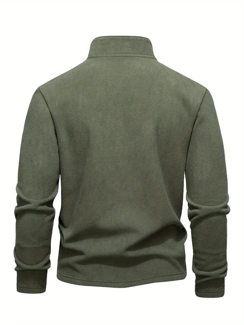 Lamar - Long Sleeve Sweatshirt With Half Zipper