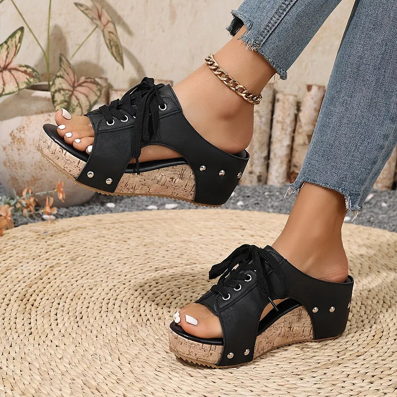 Nadiu - Comfortable Summer Wedge Slippers