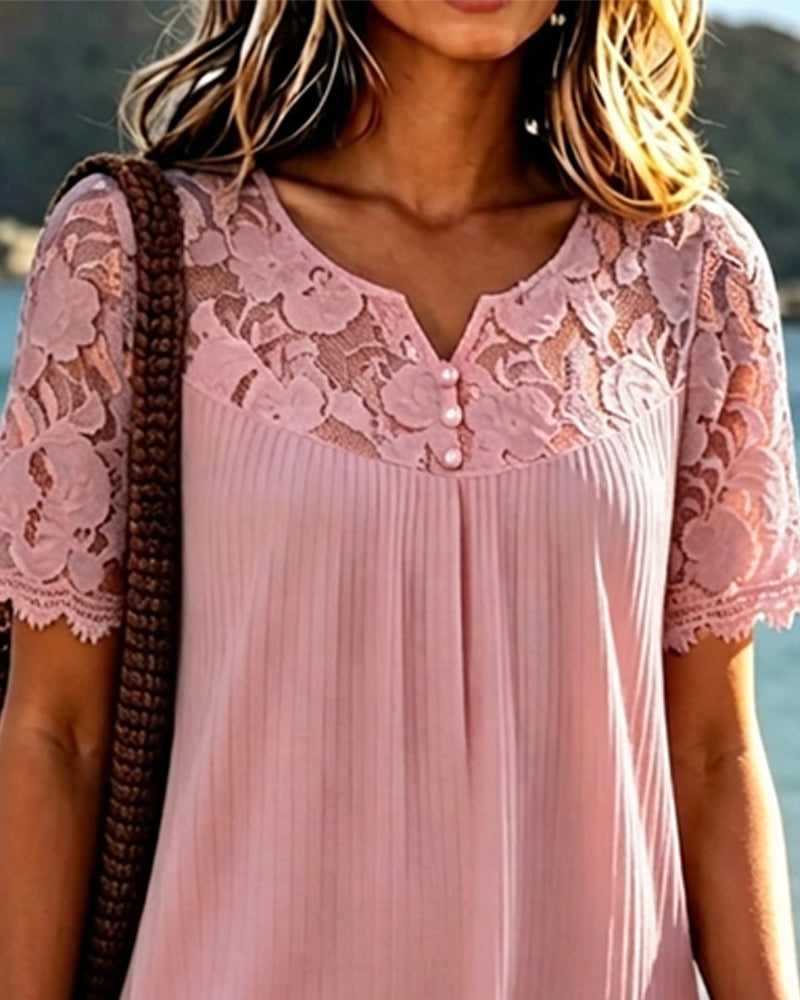 Kosana - Patchwork Cut Out Dress
