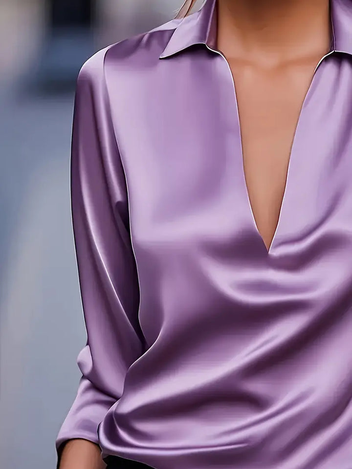Lianyandra - Premium V-Neck Blouse