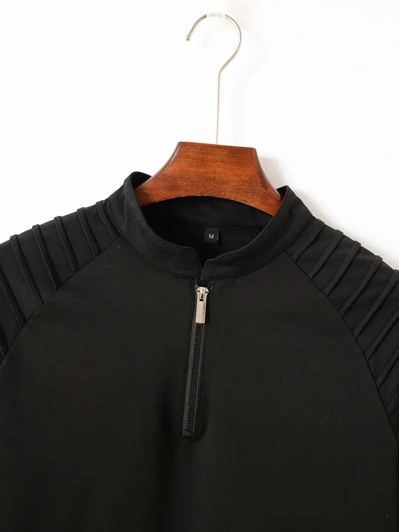 Linwood  - Long Sleeve Polo Shirt With Zipper