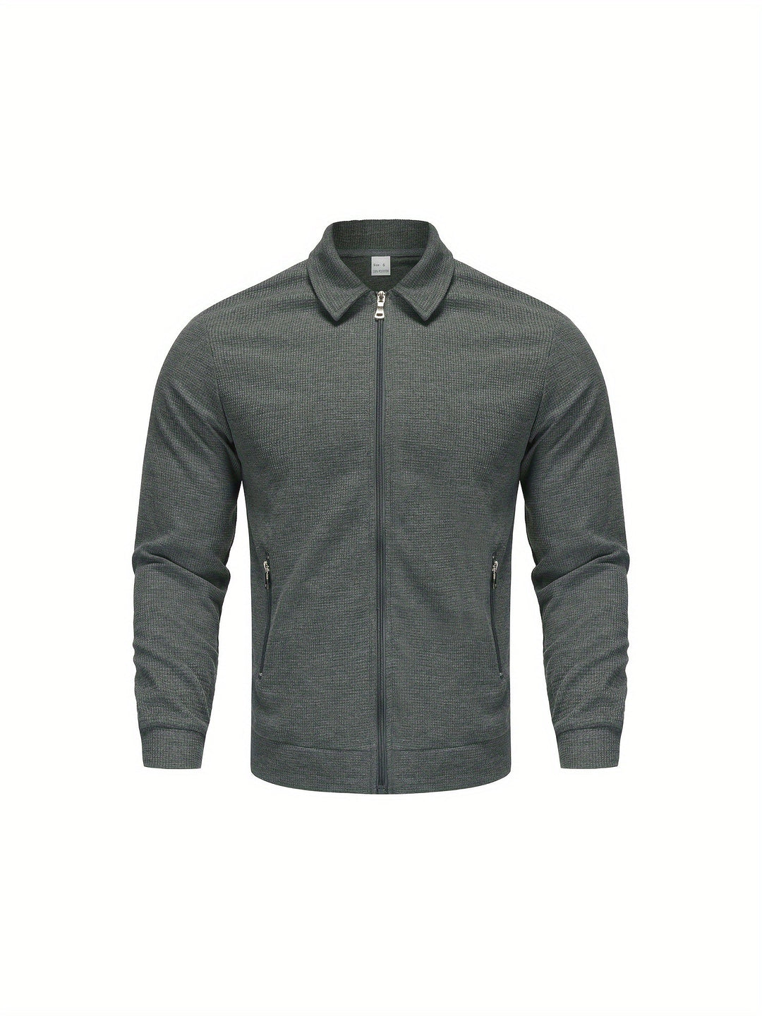 Marvin - Casual Polyester Zip-Up Jacket