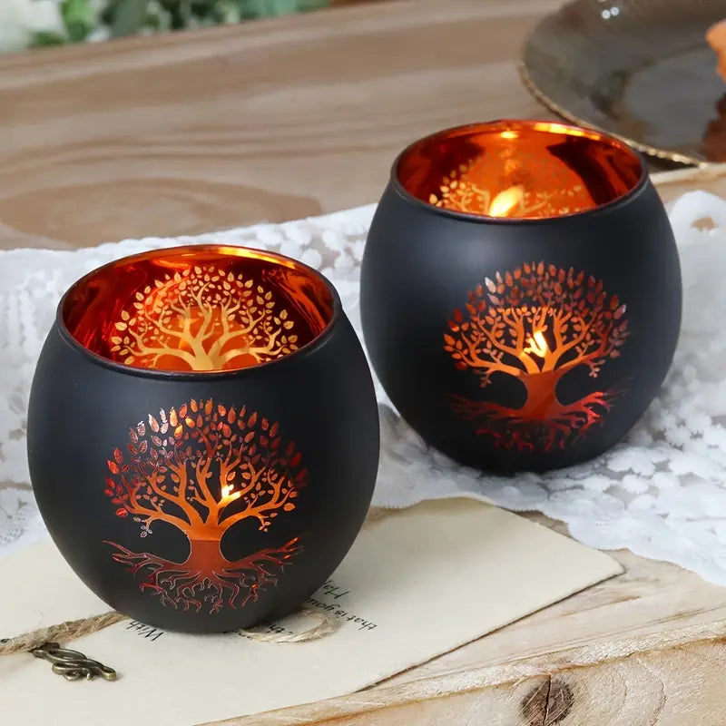 GlowRoot - Tree of Life Candle Holder Set