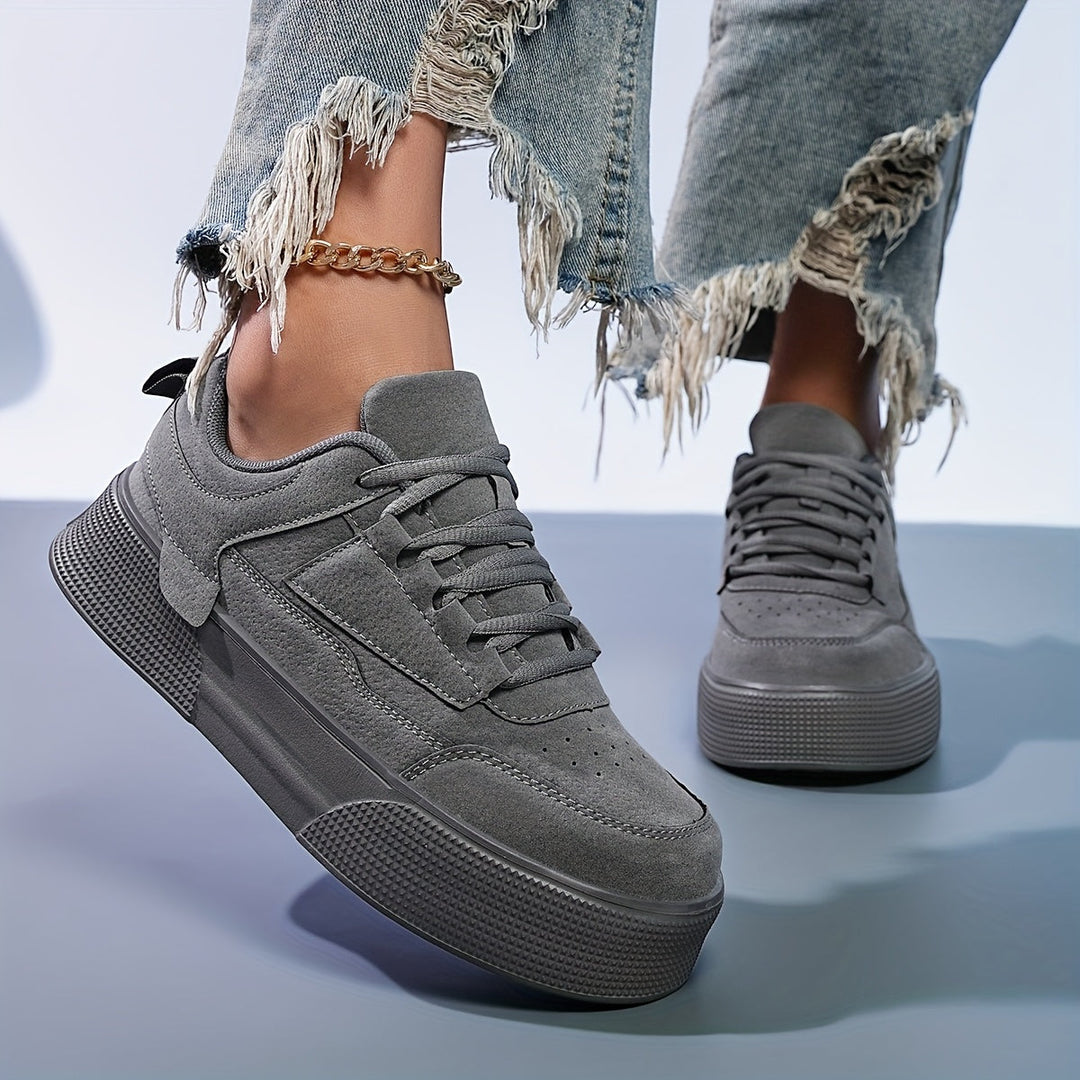 Namira - Lace Up Sneakers With Round Toe