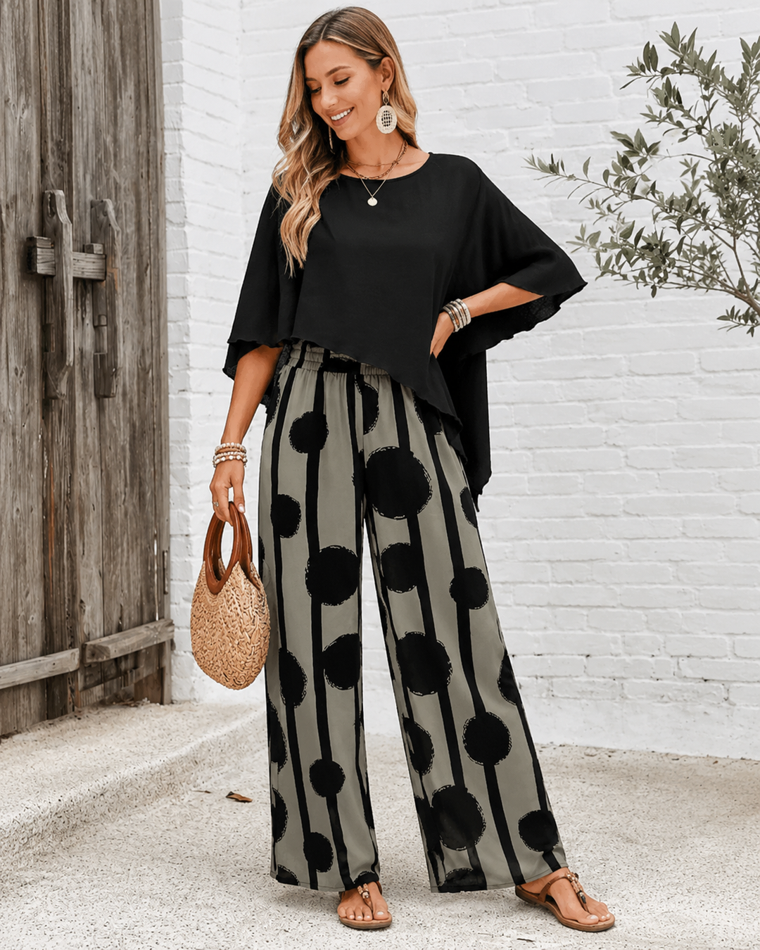 Clarenna - Two Piece Wide Leg Set