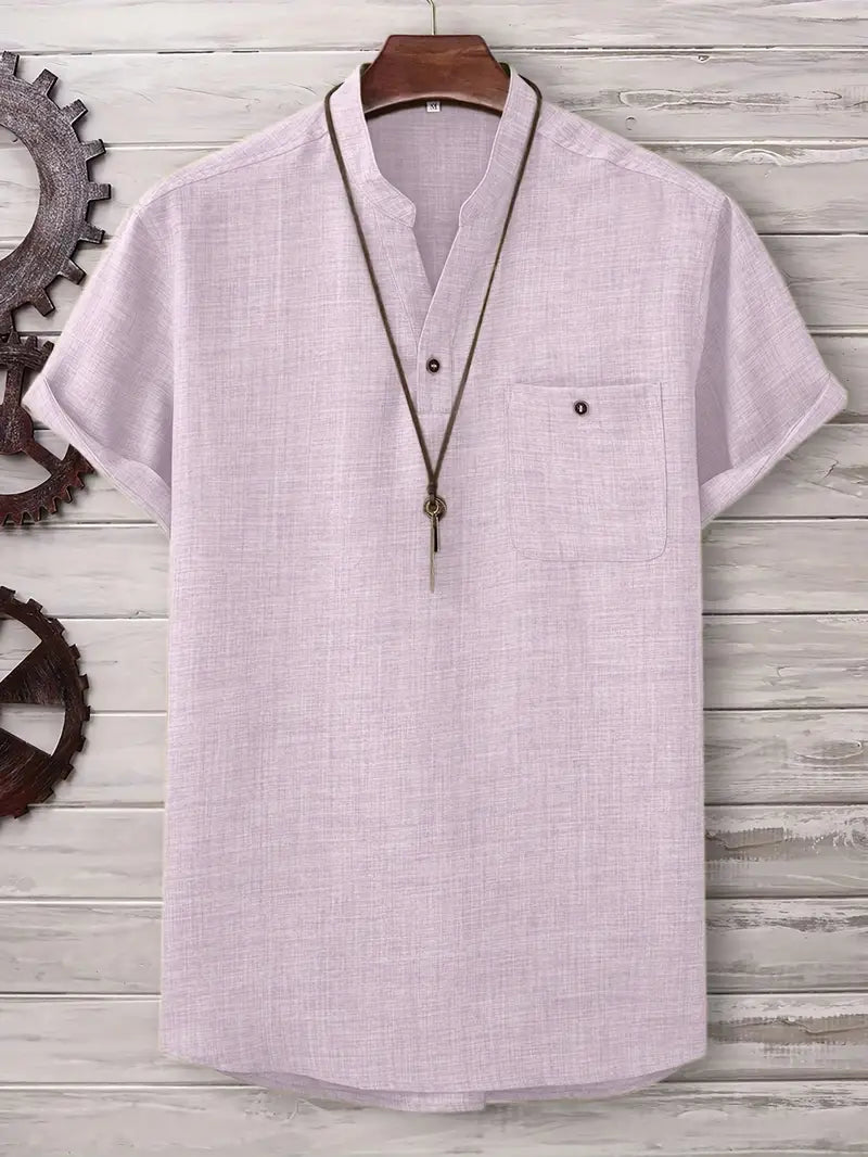 Kieth - Short Sleeve Shirt With Front Pocket