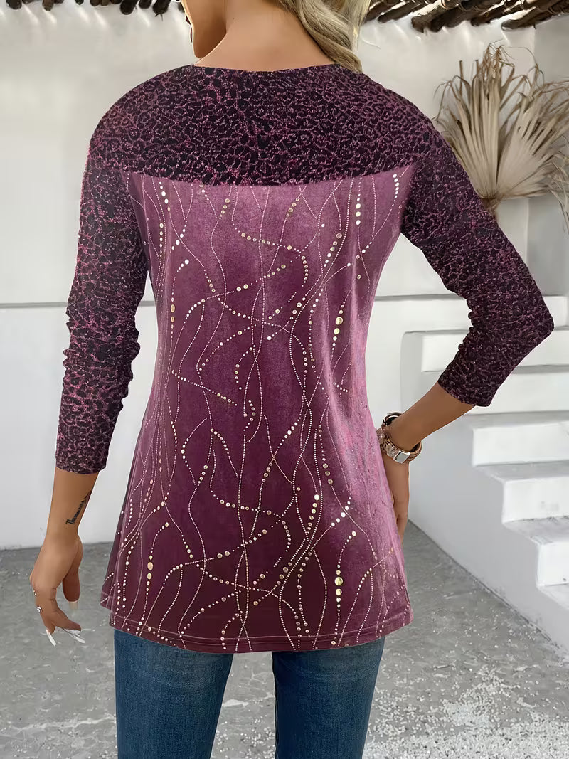 Leonana - Elegant Long Sleeve Top