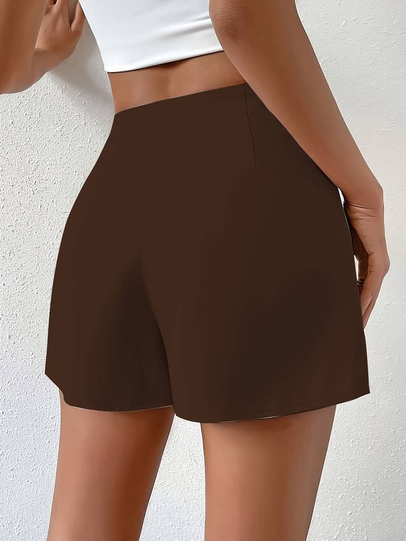 Houda - High Waisted Irregular Hot Short