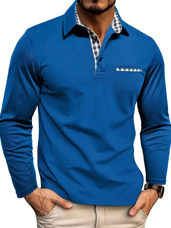 Piter - Long Sleeved Polo Shirt