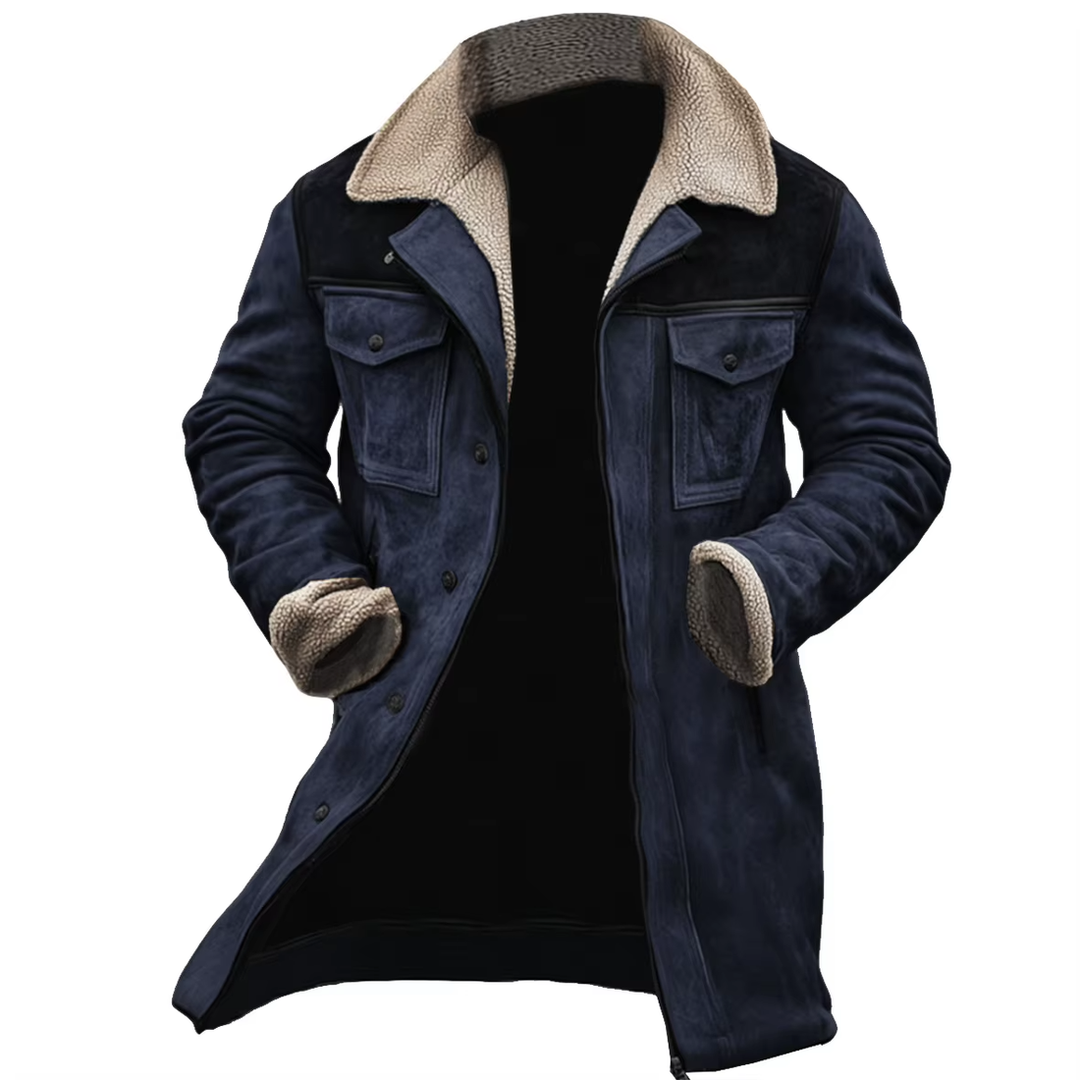 Arvel - Suede Jacket With Sherpa Collar