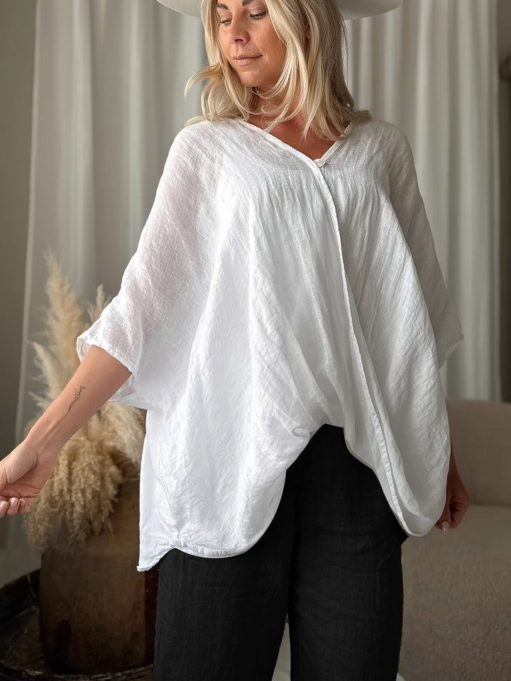 Vivioia - Bohemian Blouse With Loose Sleeve