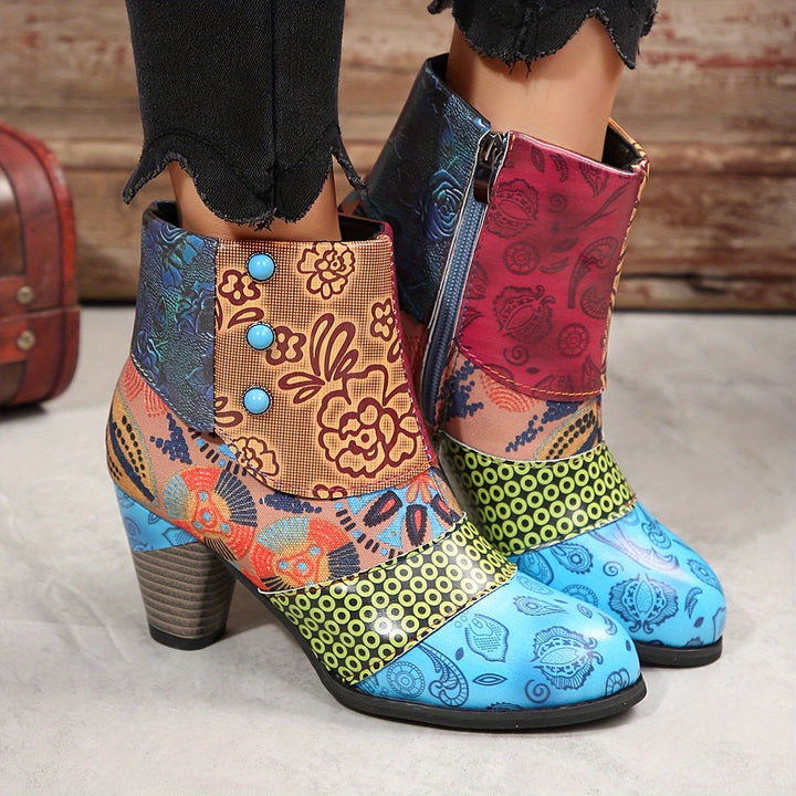 Briis - Chunky Heel Short Boot