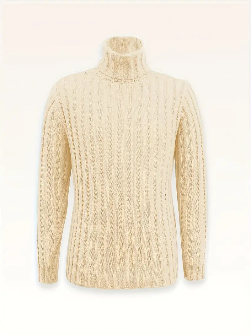 Lysander - High Neck Ribbed Sweater