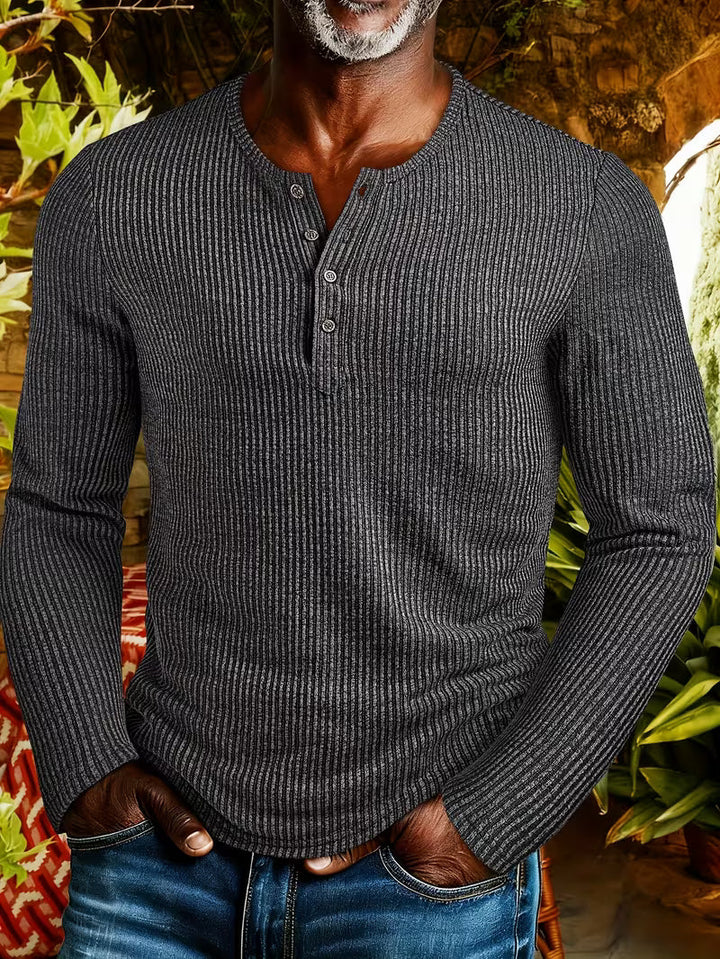 Anatonan - Heavy Duty Winter Henley Shirt