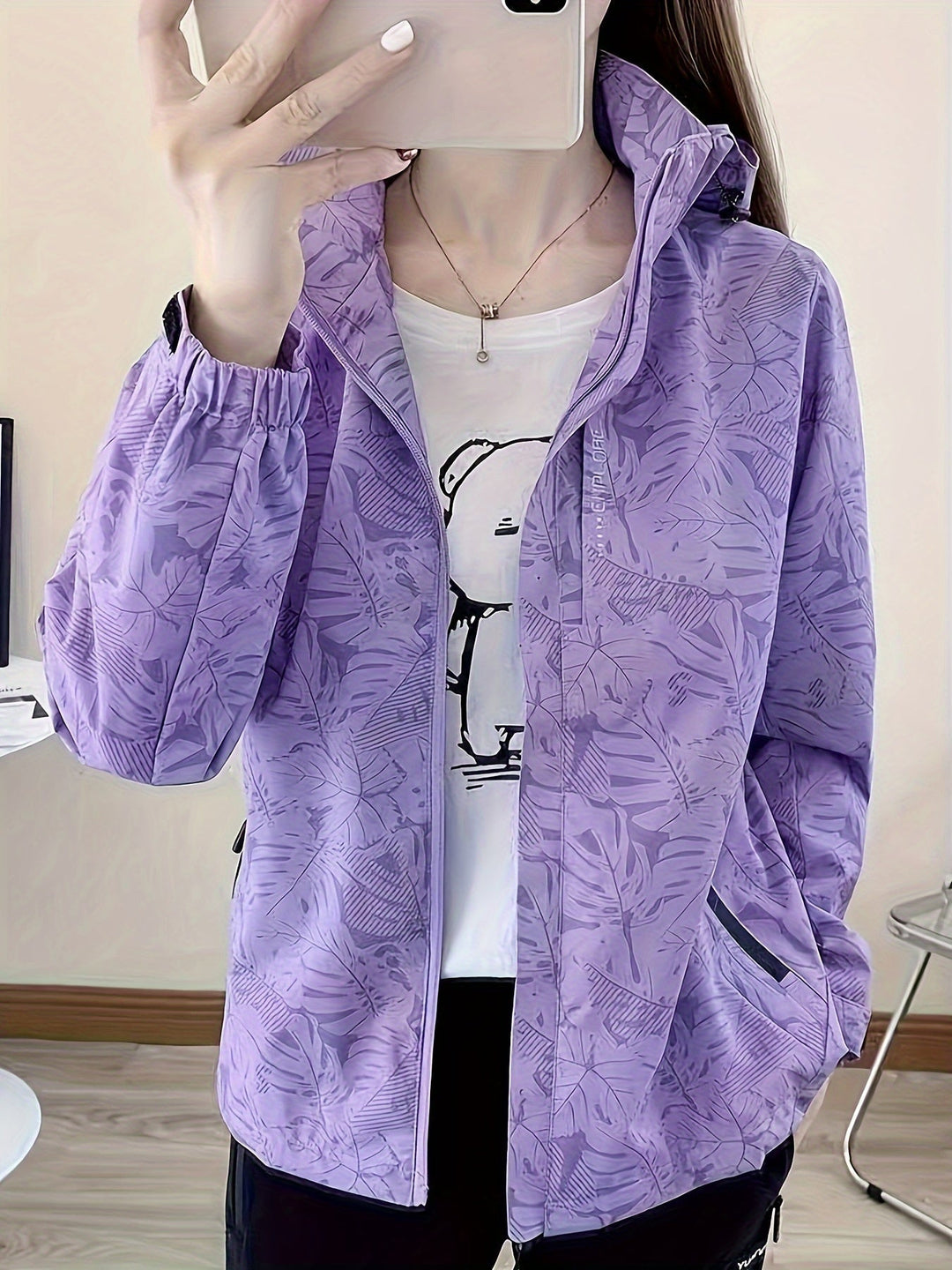 Joana - Windproof Printed Jacket