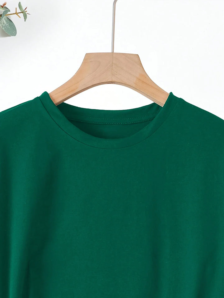 Larson - Casual Short Sleeve T Shirt With Heart Print