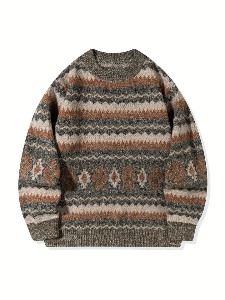 Hartman - Casual Geometric Knitted Sweater