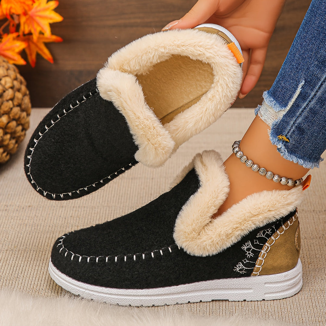Asta - Casual Fleece Lined Slippers