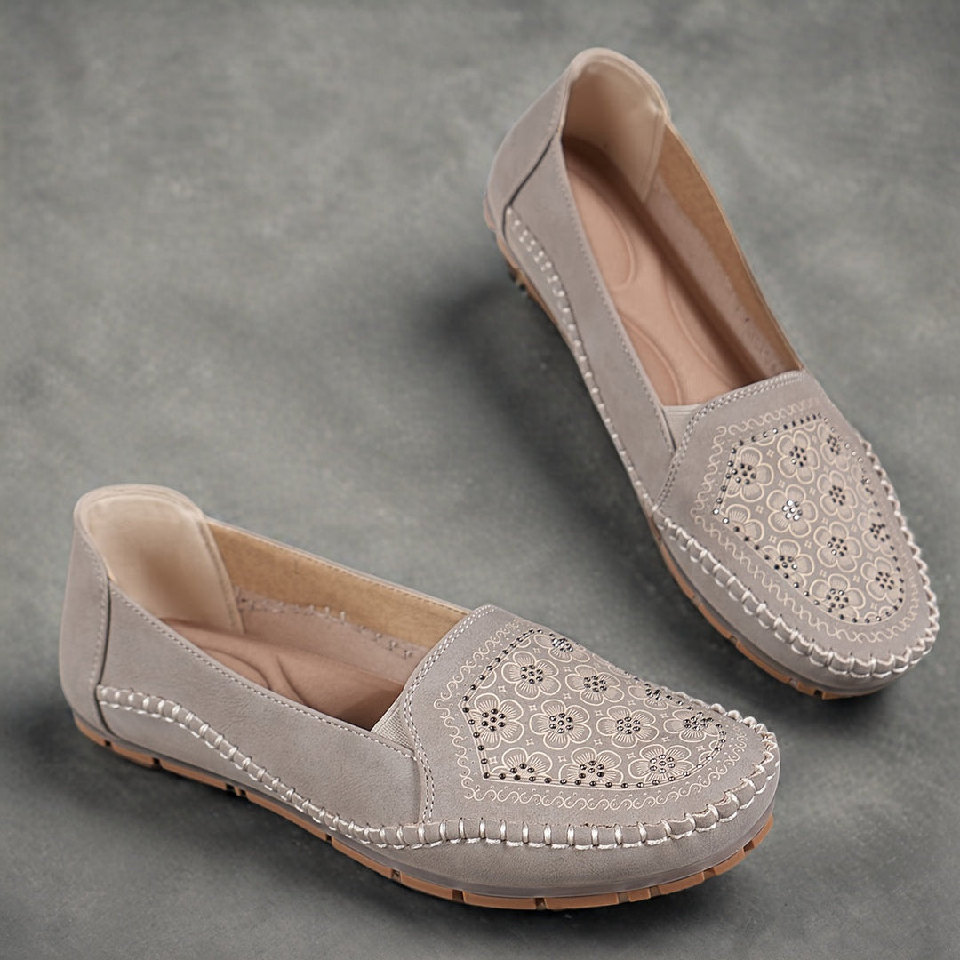 Lyrissa - Comfortable Stitched Shoes