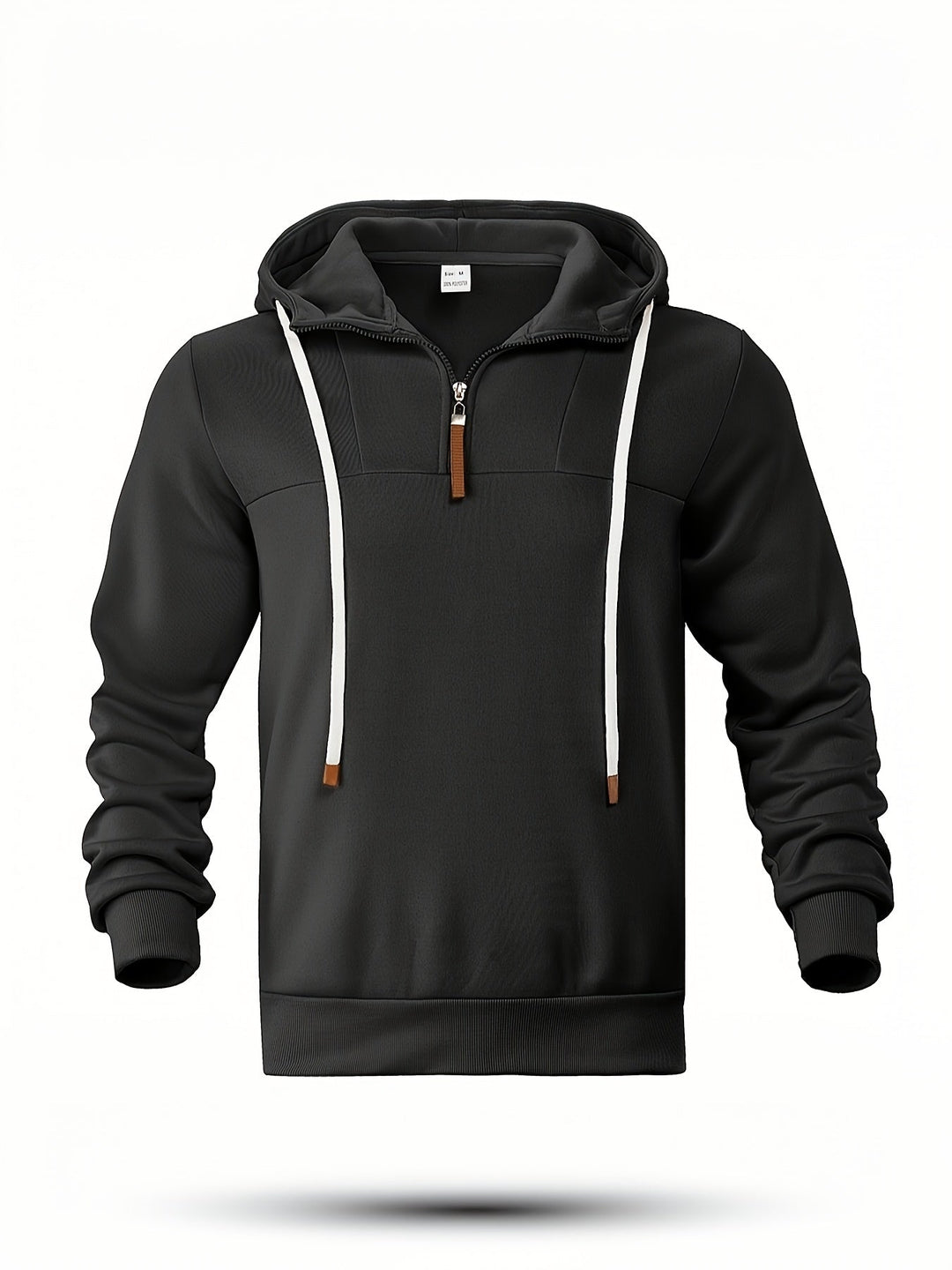 Kolton - Hooded Sweatshirt with Half Zipper