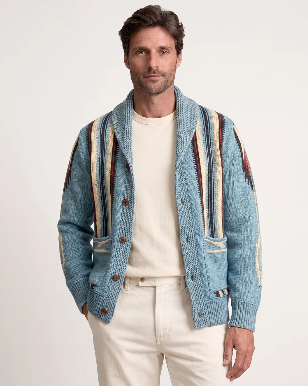 Anneenira - Comfort Knitted Shawl Cardigan