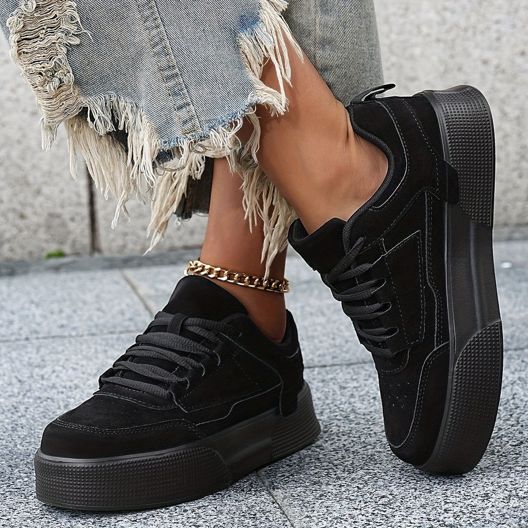Namira - Lace Up Sneakers With Round Toe