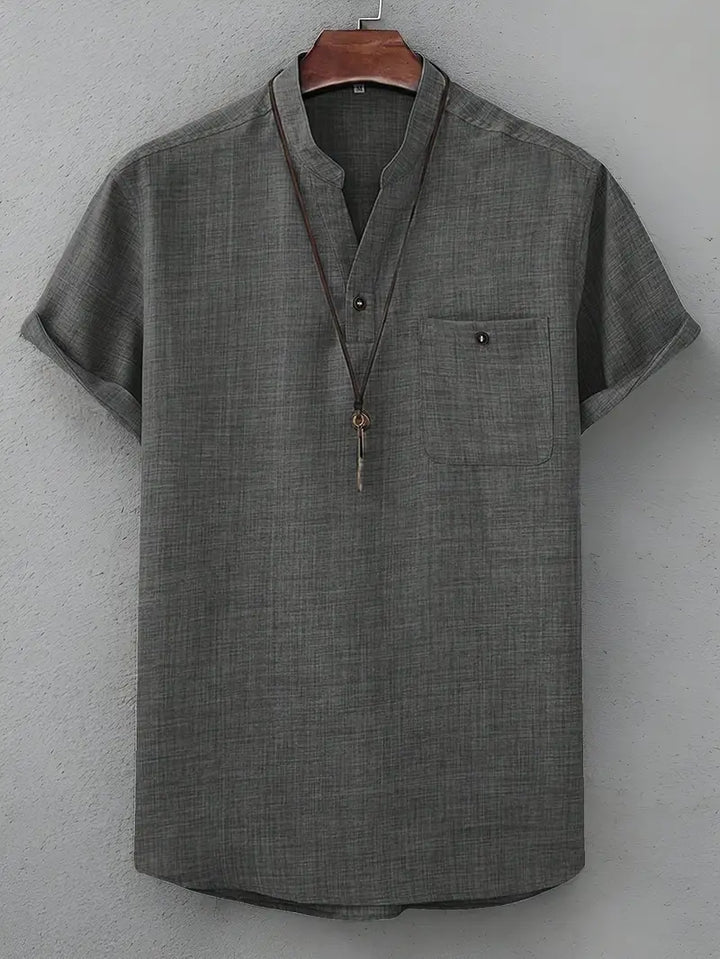Kieth - Short Sleeve Shirt With Front Pocket