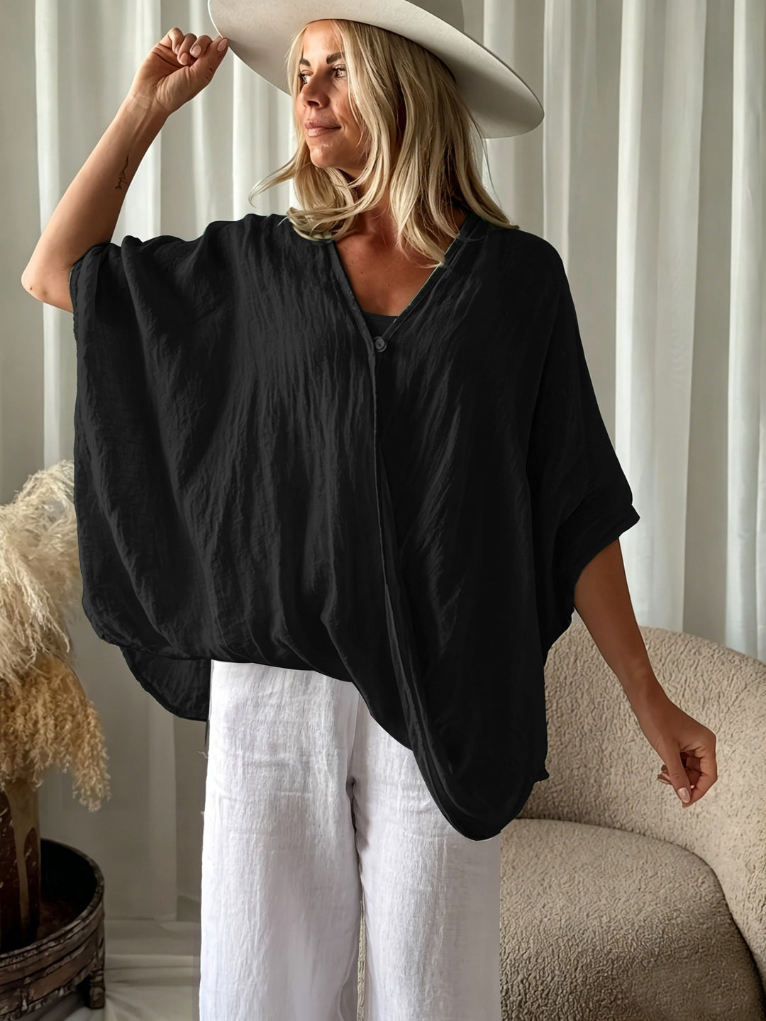 Winnie - Bohemian Blouse With Loose Sleeve