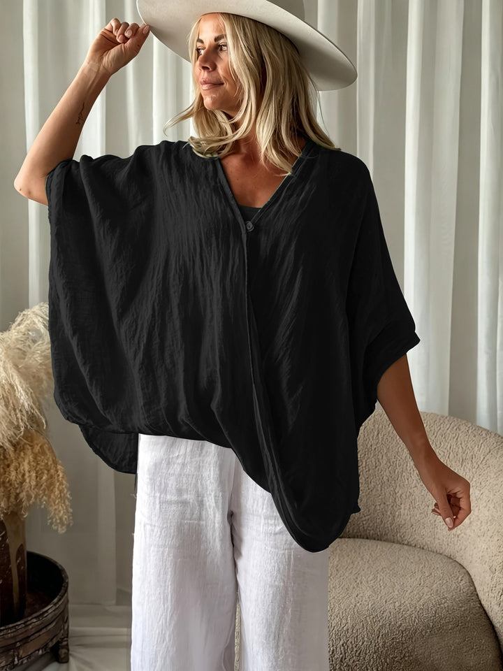 Vivioia - Bohemian Blouse With Loose Sleeve