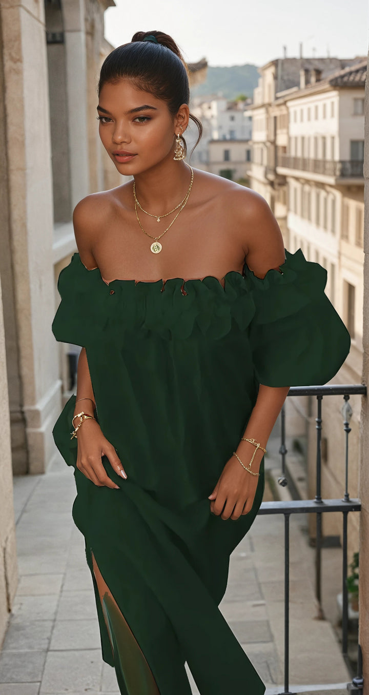 Francisca - Elegant Off Shoulder Summer Dress
