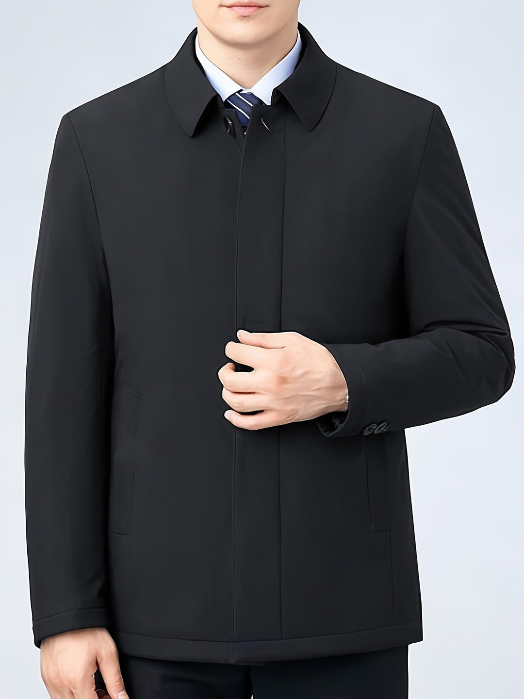 Cassimund - Commuter Jacket With Front Button Placket