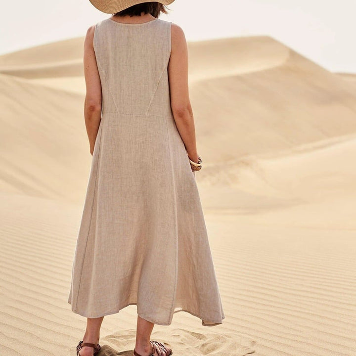 Pinkky - Sleeveless Cotton Dress