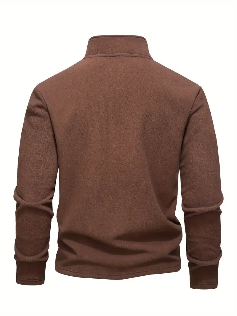Lamar - Long Sleeve Sweatshirt With Half Zipper
