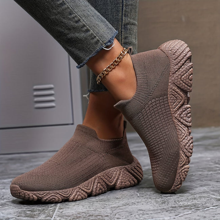 Elisha - Knitted Shoes With Chunky Sole