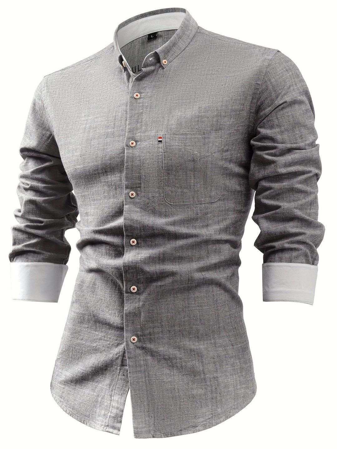 Nolan - Long Sleeve Shirt With Button