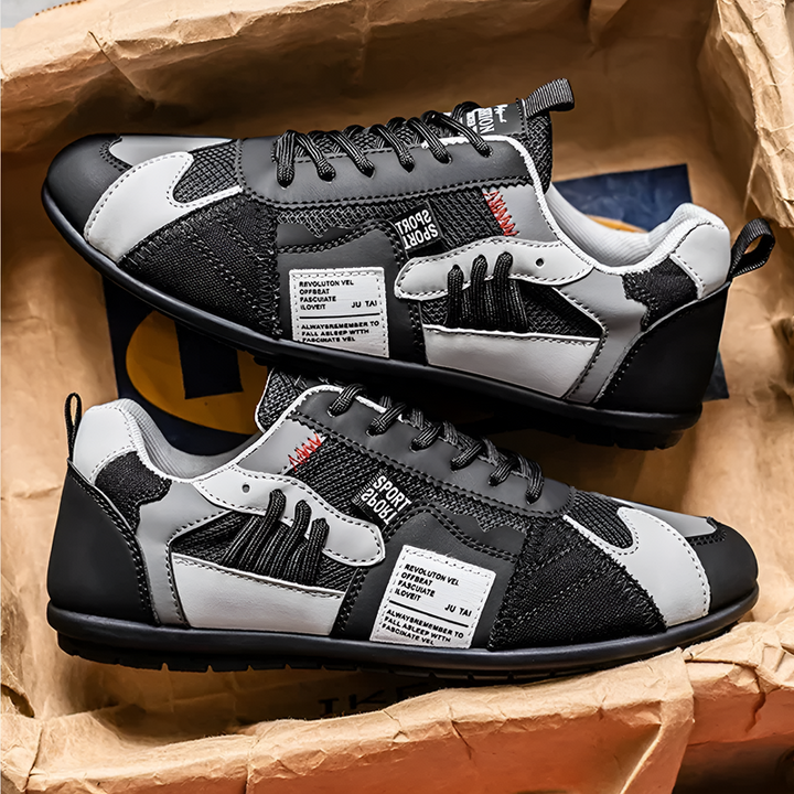 Voltpeak - Casual Sneakers With Textured Side Panels