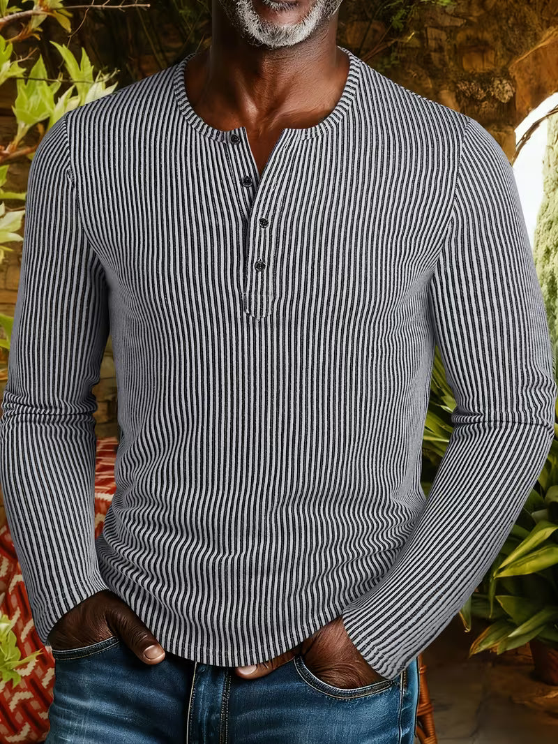 Anatonan - Heavy Duty Winter Henley Shirt