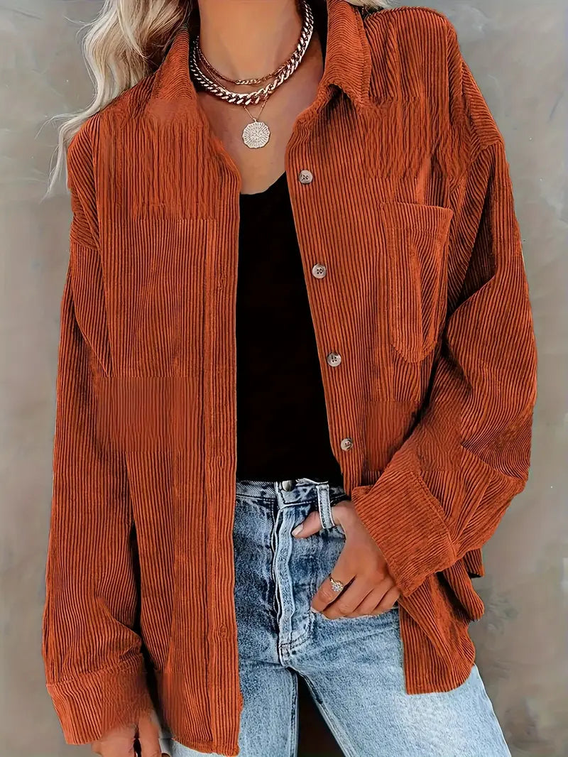 Irmela - Long Sleeve Button Shirt